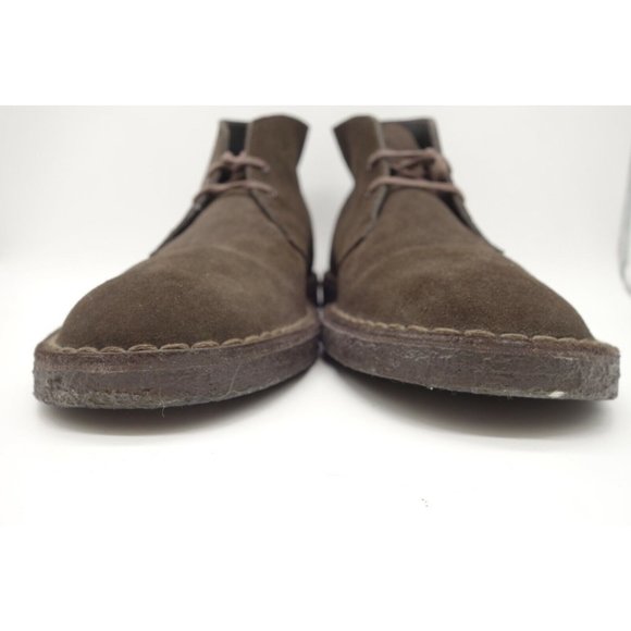 Clarks Originals Brown Lace Up Chukka Ankle Boots Men\'s RIGHT 10.5 M / LEFT 11 M main image 5